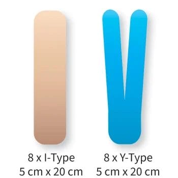 Kinesiology Tape Precut - Axeln (8-pack)