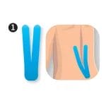 Kinesiology Tape Precut - Baksida (8-pack)