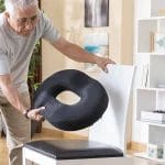 Kudde i bambukol och gel med utbytbart överdrag