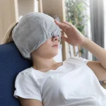 Migrän och avslappningsmask i gelé