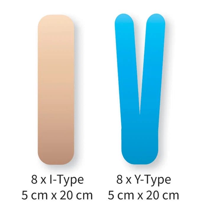 Kinesiology Tape Precut - Kn&auml; (8-pack)